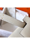 Hermes Kelly Retourne 28 Handmade Bag In Craie Clemence Leather  Replica