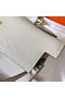 Hermes Kelly Retourne 28 Handmade Bag In Craie Clemence Leather  Replica