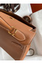Hermes Kelly Retourne 28 Handmade Bag In Gold Clemence Leather  Replica