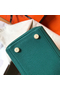 Hermes Kelly Retourne 28 Handmade Bag In Malachite Clemence Leather  Replica