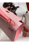 Hermes Kelly Sellier 25 Bicolor Bag in Rose Confetti and Lipstick Mysore Goatskin  Replica