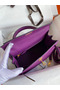 Hermes Kelly Sellier 25 Handmade Bag In Anemone Epsom Calfskin  Replica