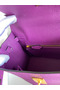 Hermes Kelly Sellier 25 Handmade Bag In Anemone Epsom Calfskin  Replica