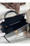 Hermes Kelly Sellier 25 Handmade Bag In Black Box Calfskin  Replica