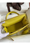 Hermes Kelly Sellier 25 Handmade Bag In Lime Epsom Calfskin  Replica