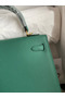 Hermes Kelly Sellier 25 Handmade Bag In Malachite Epsom Calfskin  Replica