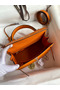 Hermes Kelly Sellier 25 Handmade Bag In Orange Epsom Calfskin  Replica