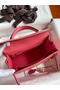 Hermes Kelly Sellier 25 Handmade Bag In Rose Lipstick Mysore Goatskin  Replica