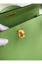 Hermes Kelly Sellier 25 Handmade Bag In Vert Criquet Epsom Calfskin  Replica