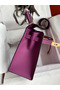 Hermes Kelly Sellier 28 Handmade Bag In Anemone Epsom Calfskin  Replica