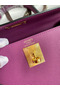 Hermes Kelly Sellier 28 Handmade Bag In Anemone Epsom Calfskin  Replica