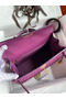 Hermes Kelly Sellier 28 Handmade Bag In Anemone Epsom Calfskin  Replica