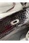 Hermes Kelly Sellier 28 Handmade Bag In Black Crocodile Niloticus Shiny Skin  Replica