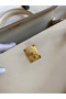 Hermes Kelly Sellier 28 Handmade Bag In Craie Epsom Calfskin  Replica