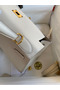Hermes Kelly Sellier 28 Handmade Bag In Craie Epsom Calfskin  Replica