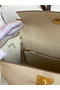 Hermes Kelly Sellier 28 Handmade Bag In Craie Epsom Calfskin  Replica