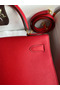 Hermes Kelly Sellier 28 Handmade Bag In Red Epsom Calfskin  Replica