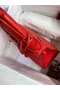 Hermes Kelly Sellier 28 Handmade Bag In Red Ostrich Leather  Replica