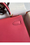 Hermes Kelly Sellier 28 Handmade Bag In Rose Lipstick Epsom Calfskin  Replica