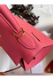 Hermes Kelly Sellier 28 Handmade Bag In Rose Lipstick Epsom Calfskin  Replica