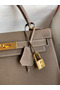 Hermes Kelly Sellier 28 Handmade Bag In Taupe Epsom Calfskin  Replica