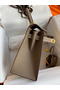 Hermes Kelly Sellier 28 Handmade Bag In Taupe Epsom Calfskin  Replica