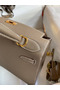 Hermes Kelly Sellier 28 Handmade Bag In Taupe Epsom Calfskin  Replica