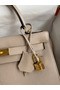 Hermes Kelly Sellier 28 Handmade Bag In Trench Epsom Calfskin  Replica
