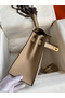 Hermes Kelly Sellier 28 Handmade Bag In Trench Epsom Calfskin  Replica