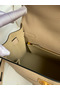 Hermes Kelly Sellier 28 Handmade Bag In Trench Epsom Calfskin  Replica