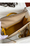 Hermes Kelly Sellier 32 Bicolor Bag in Trench and Yellow Epsom Calfskin  Replica