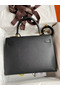 Hermes Kelly Sellier 32 Handmade Bag In Black Epsom Calfskin  Replica