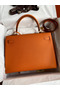 Hermes Kelly Sellier 32 Handmade Bag In Orange Epsom Calfskin  Replica