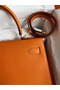 Hermes Kelly Sellier 32 Handmade Bag In Orange Epsom Calfskin  Replica