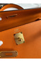 Hermes Kelly Sellier 32 Handmade Bag In Orange Epsom Calfskin  Replica