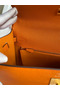 Hermes Kelly Sellier 32 Handmade Bag In Orange Epsom Calfskin  Replica