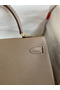 Hermes Kelly Sellier 32 Handmade Bag In Taupe Epsom Calfskin  Replica
