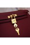 Hermes Kelly Shoulder Bag Original TOGO Leather KY3255 claret  Replica