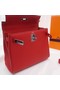 Hermes Kelly Shoulder Bag Original TOGO Leather KY3255 red  Replica