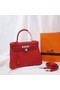 Hermes Kelly Shoulder Bag Original TOGO Leather KY3255 red  Replica
