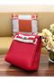 Hermes Kelly togo Leather backpack H2425 red  Replica