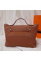 Hermes Kelly togo Leather Tote Bag H2424 brown  Replica
