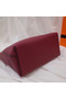 Hermes Kelly togo Leather Tote Bag H2424 Burgundy  Replica