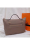 Hermes Kelly togo Leather Tote Bag H2424 grey  Replica
