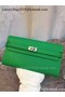 Hermes Kelly Wallet Epsom Leather H009 Green  Replica