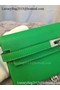 Hermes Kelly Wallet Epsom Leather H009 Green  Replica