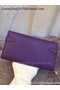 Hermes Kelly Wallet Epsom Leather H009 Violet  Replica