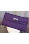 Hermes Kelly Wallet Epsom Leather H009 Violet  Replica