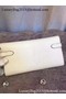 Hermes Kelly Wallet Epsom Leather H009 White  Replica