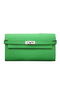 Hermes Kelly Wallet Togo Leather Bi-Fold Purse HA708W Green  Replica